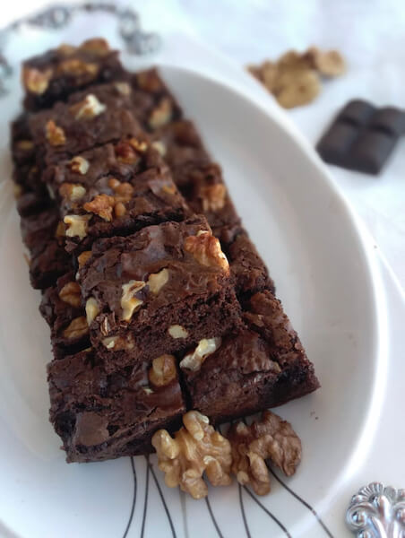 brownie moelleux aux noix